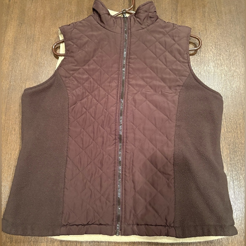 Brown Quilted Vest